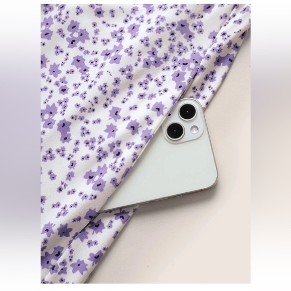 BloomChic Plus Size 4XL Ditsy Floral Elastic Waist Knot Drawstring Dress us26 - Picture 9 of 11